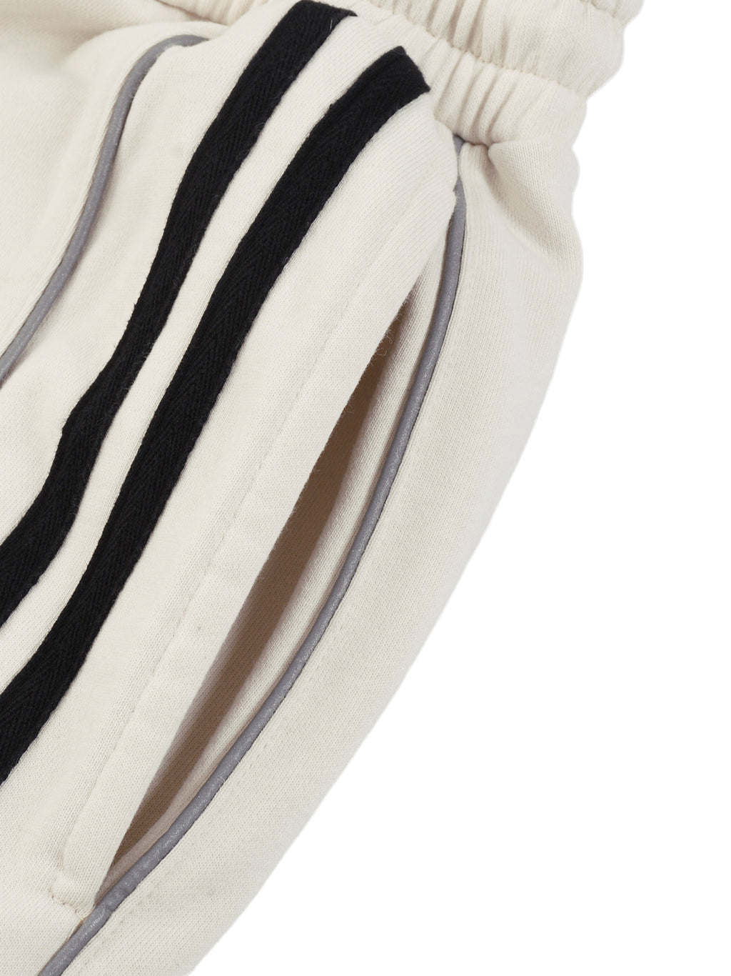 Reflection Striped Straight-Leg Sweatpants